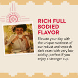 New Mexico Pion Whole Bean Coffee Dark Roast 100% Brazilian Arabica Naturally Nutty & Bold Flavored Coffee Beans - 5 Lb Bag