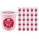 Classic Pink Vanilla Cotton Candy Favors (Gift Set 25) - Unique Ideas for Holidays, Birthdays, Celebrations, Party Favors
