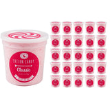 Classic Pink Vanilla Cotton Candy Favors (Gift Set 25) - Unique Ideas for Holidays, Birthdays, Celebrations, Party Favors