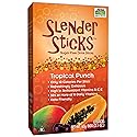 NOW Foods, Slender Sticks, Tropical Punch, 15 Calories Per Stick, Refreshingly Delicious, with Antioxidant Vitamins A,C, E, 12/Box