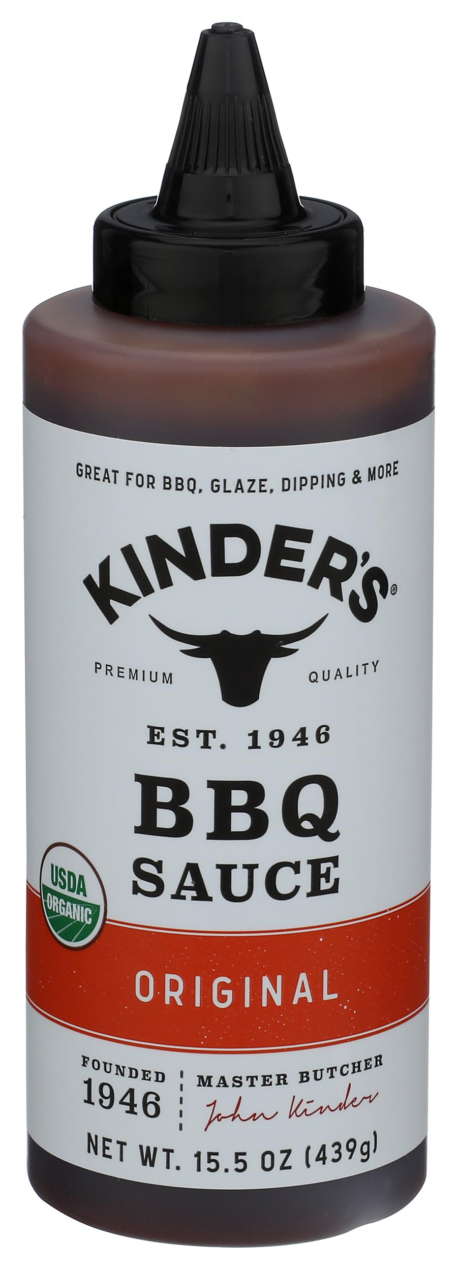 Kinders Organic Mild BBQ Sauce, 15.5 OZ