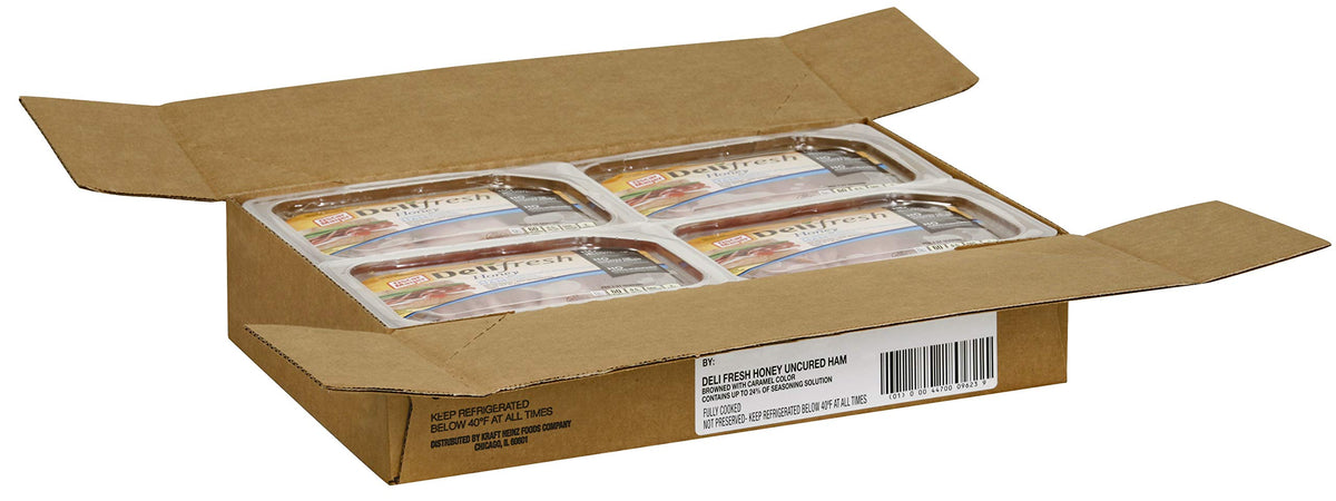 Oscar Mayer Deli Fresh Meat Shaved Honey Ham, 9 Ounce -- 8 per case.