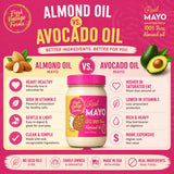 Fresh Vintage Farms Almond Oil Mayonnaise | Expeller-Pressed California Almond Oil Real Mayonnaise | Gluten-Free, Dairy-Free, Keto, Non-GMO Mayo