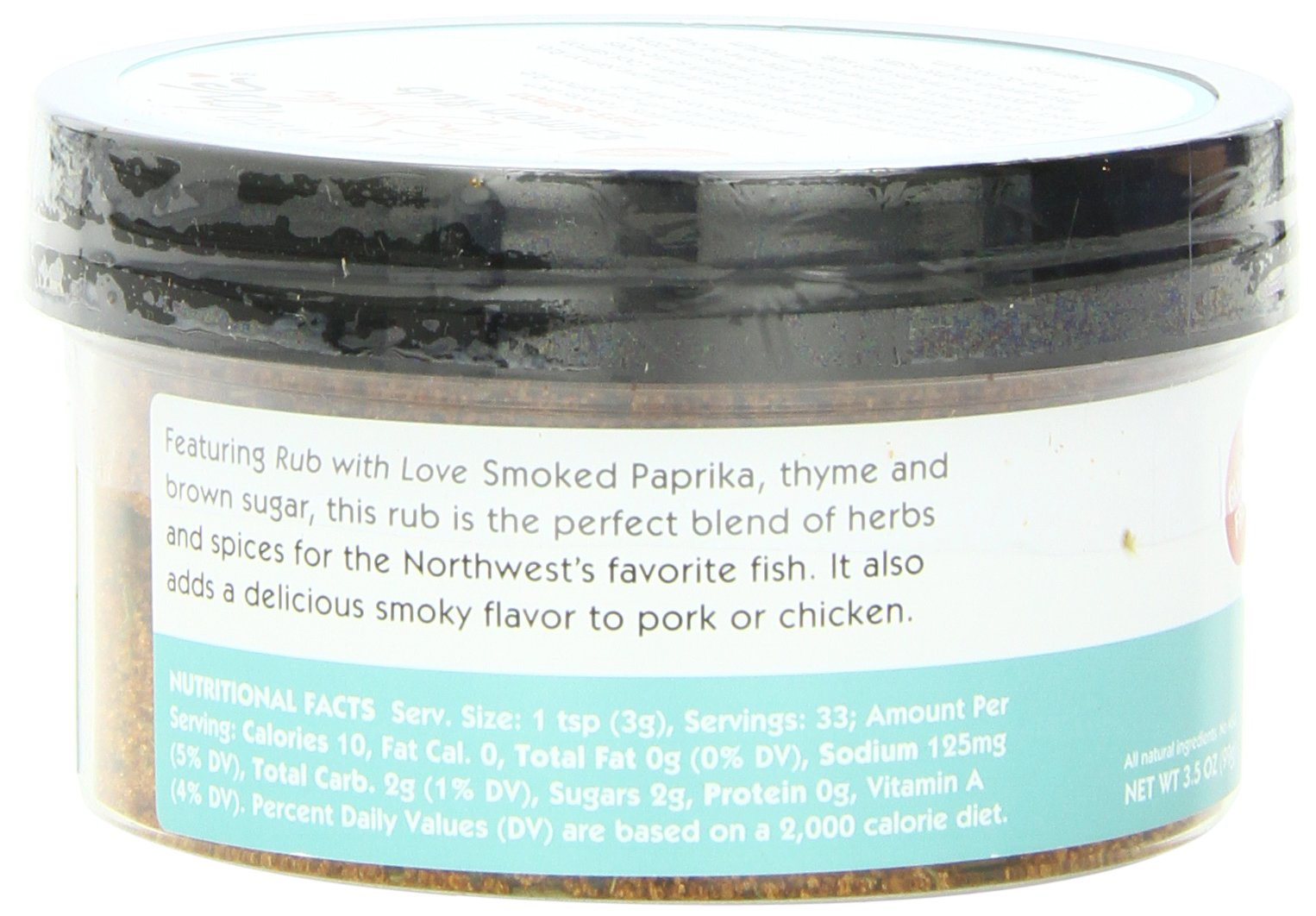 Rub With Love Rub, Spice Salmon, 3.5 Ounce (Pack of 4)