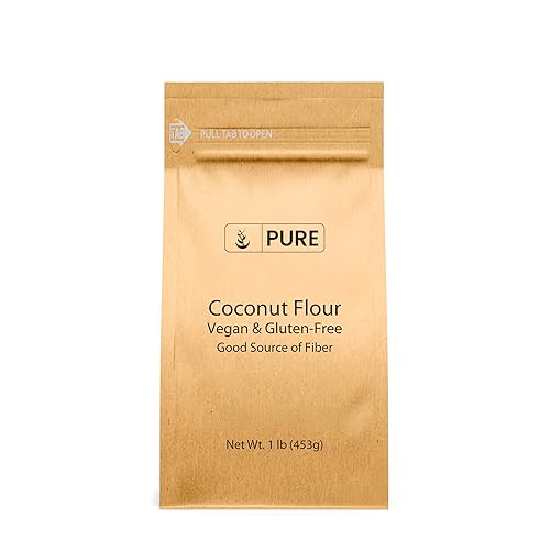 Pure Original Ingredients Coconut Flour (1 lb) Wheat Flour Alternative, Baking.