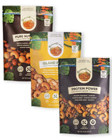 SteadyCrunch High Protein Trail Mix Variety Pack - Assorted Mixed Nuts and Dried Fruit - Non-GMO, Vegan & Gluten Free - High Protein Snacks for Adults
