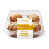 Amazon Grocery, Banana Nut Muffins, 14 Oz, 4 Ct, Frozen