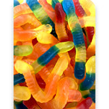 Klub Bulk Sugar-Free Gummi Worms Candy-1.5 lbs Delicious Fruit Flavor Gummies-Gluten Free, Ideal for Diet Conscious Candy Lovers(24 oz)