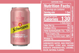 Schweppes White Peach Ginger Ale - Refreshing, Crisp, Delicious - 12, 12oz Cans