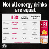 HIBO Superfood Energy Orange Vanilla, Sugar Free, 150mg Caffeine
