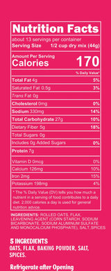 Organic Oat Protein Waffle Mix Naturally Gluten Free 5 Real Food Ingredients No BS Artificial Anything No Gluten, Sugar, Dairy, Eggs, Animal Products Just Add Water or Milk of Choice 19 oz (Pack of 1)