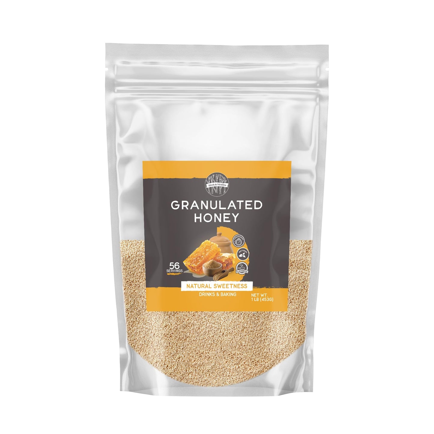 Birch & Meadow Granulated Honey (1 lb)