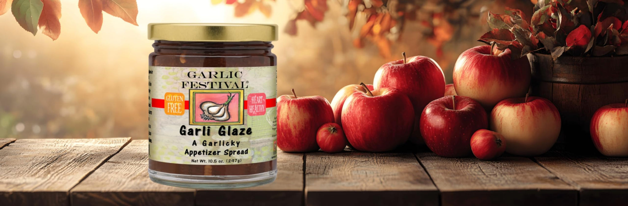 Garlic Festival Foods Apple Garli Glaze 10.5 oz.
