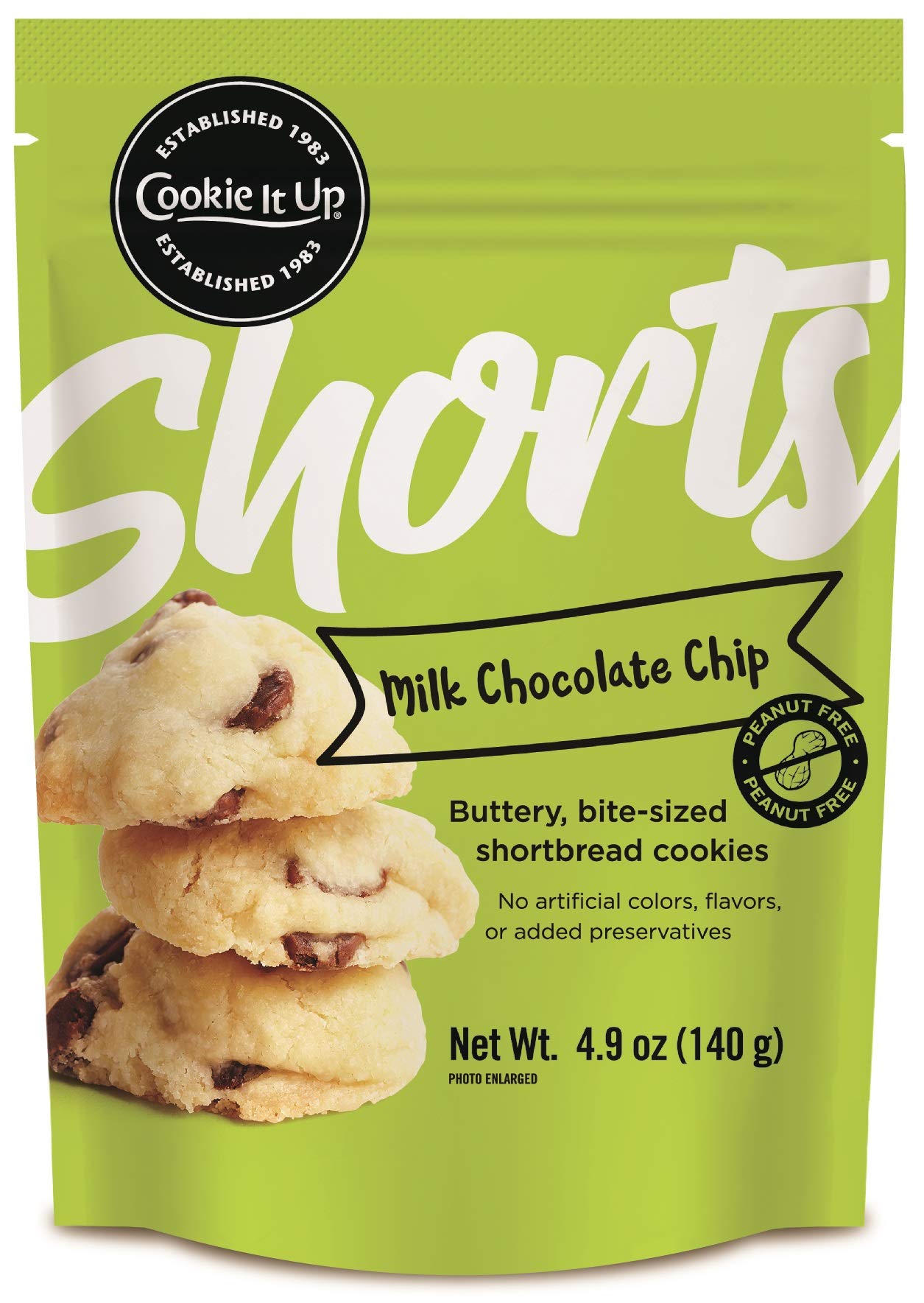 Cookie It Up! Milk Chocolate Shorts, 4.9 Oz