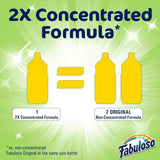 Fabuloso Lemon All Purpose Cleaner, Floor Cleaner, Makes 64 Gallons per Bottle - 128oz Cleaner Cloth - Colors & Packaging May Vary