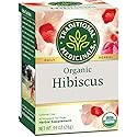 Herb Tea, 100% Organic, Hibiscus, 16 Bag (Pack of 6) (Value Bulk Multi-Pack)