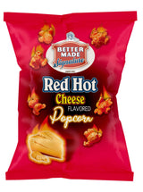 Better Made Special Popcorn (8) x Bags 2.5-2.75oz Each (Pack of 8) (HOT CHEESE) - Adult Bulk Snacks, Kids Lunch, Delicious Hot Cheese Flavorerd Popped