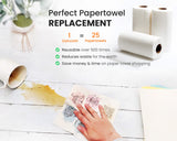 [12Pack+1Loofah Dish Sponge] 100% Natural Biodegradable Swedish Dishcloths for Kitchen | No-Discoloration, No-Odor, Super Absorbent Dish Sponge |