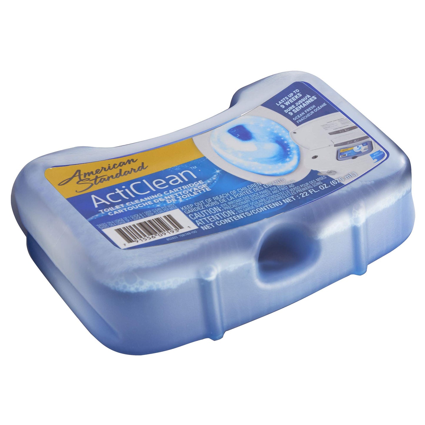American Standard 1466.006L Acticlean Toilet Cleaning Cartridge (Pack of 6)