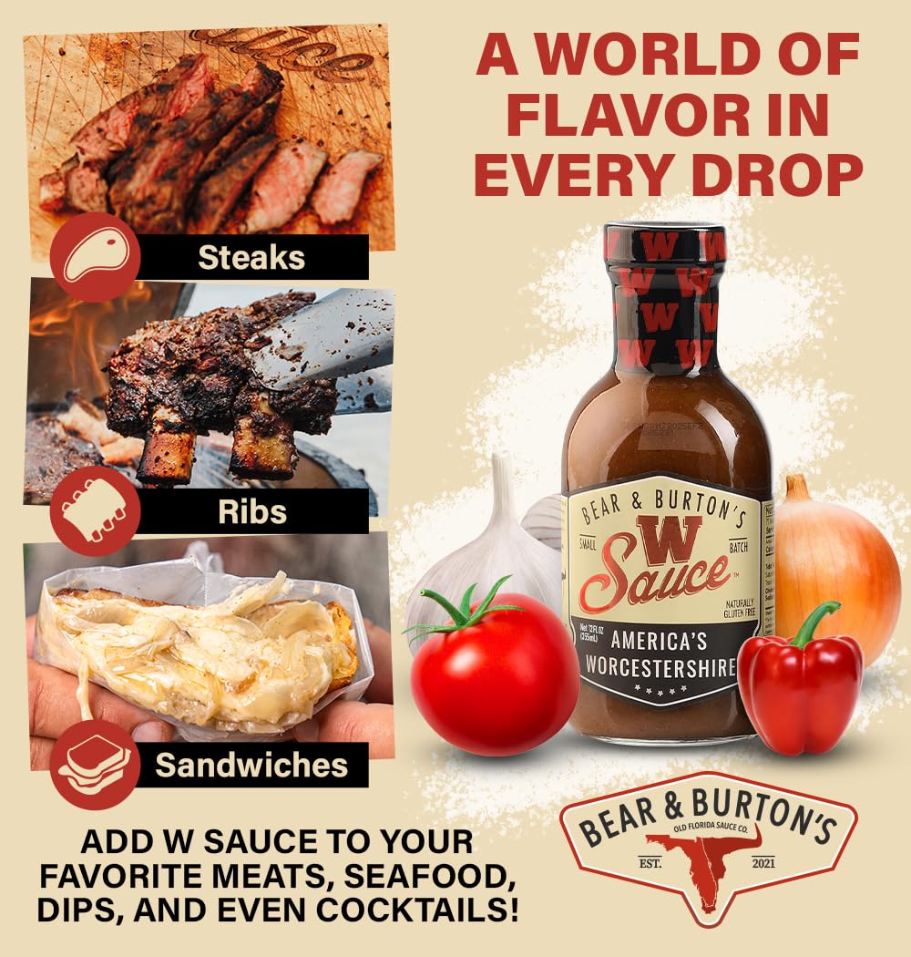 Bear & Burton's W Sauce, 64oz Jug (Original)