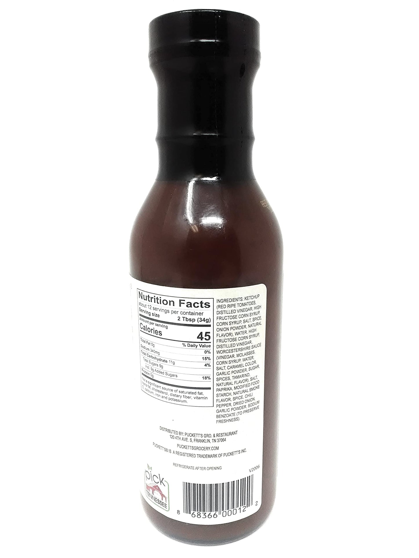 Pucketts Spicy BBQ Sauce 14oz
