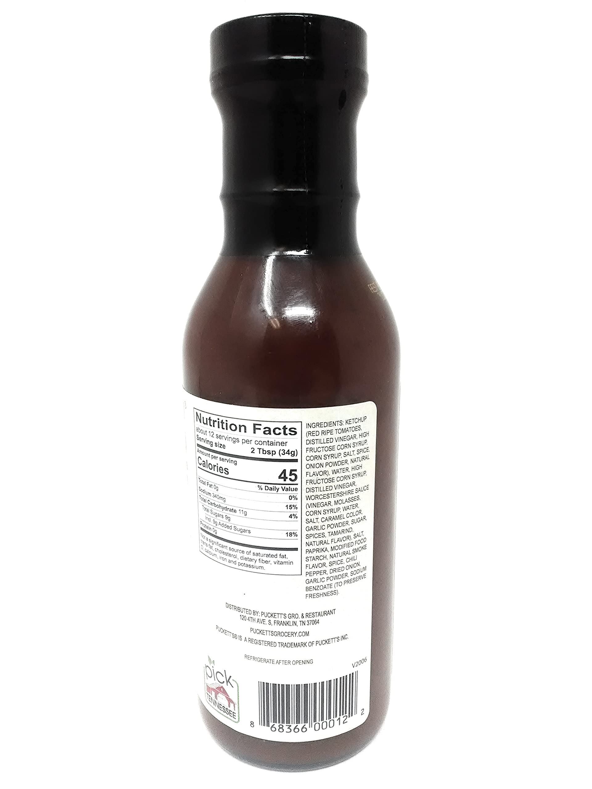 Pucketts Spicy BBQ Sauce 14oz