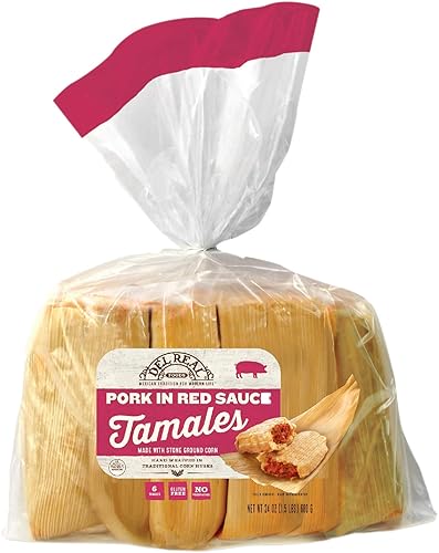 Del Real Foods Gourmet Pork Tamales In Red Sauce