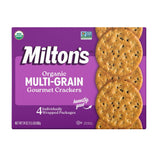 Milton's Organic Crackers, Multi-Grain - Certified Organic, Non-GMO Project Verified, Kosher, Made With 4 Whole Grains & 3 Seeds, Great