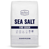 Bulk Kosher Fine Sea Salt for Commercial Use, Food Grade Non-Iodized with No Additives, Pure & Unrefined Kosher Salt, 50 lb Bag
