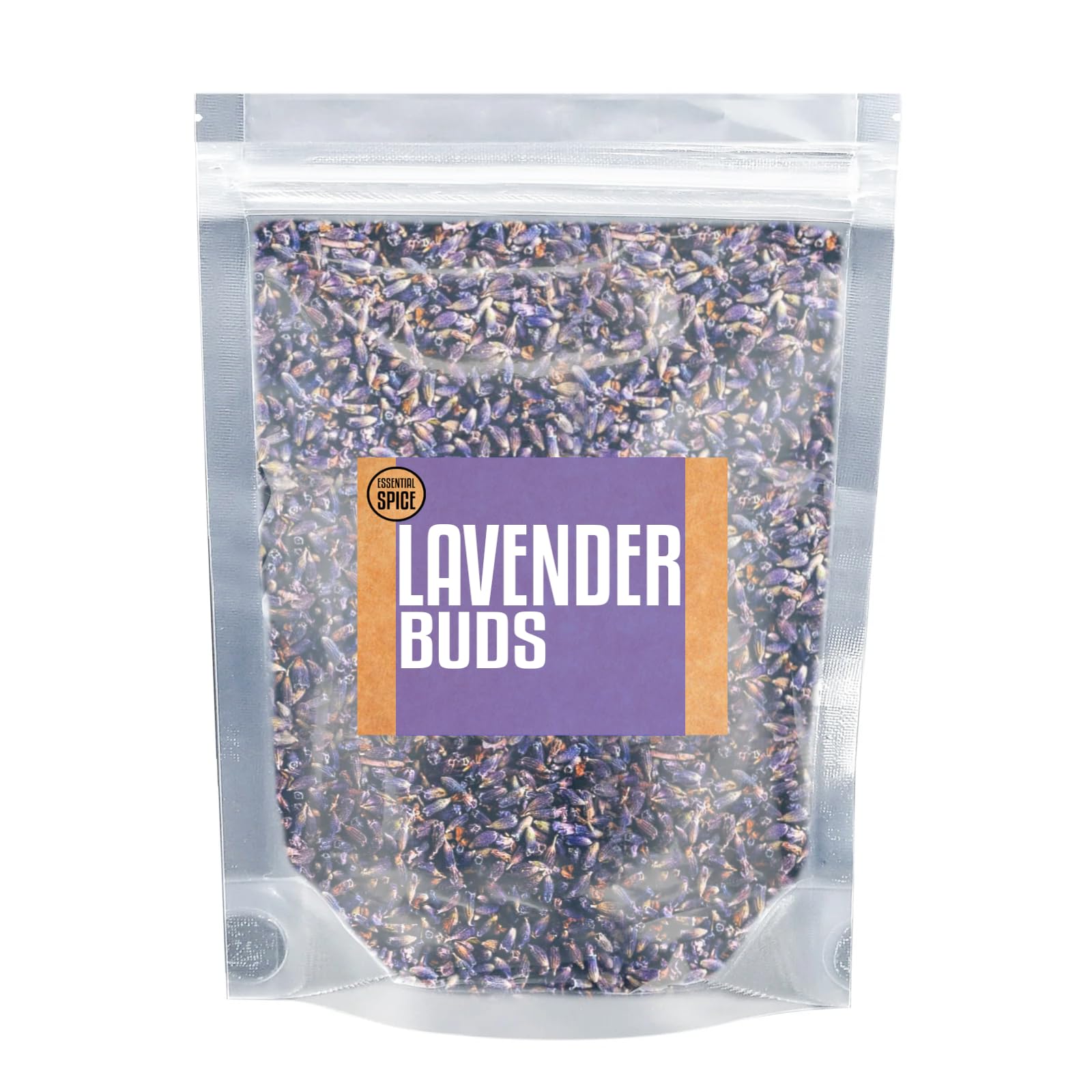 Essential Spice Lavender Buds, 24 oz - Fragrant, Floral & Soothing - Whole Dried Lavender Flowers for Tea, Baking, Aromatherapy & Culinary Use