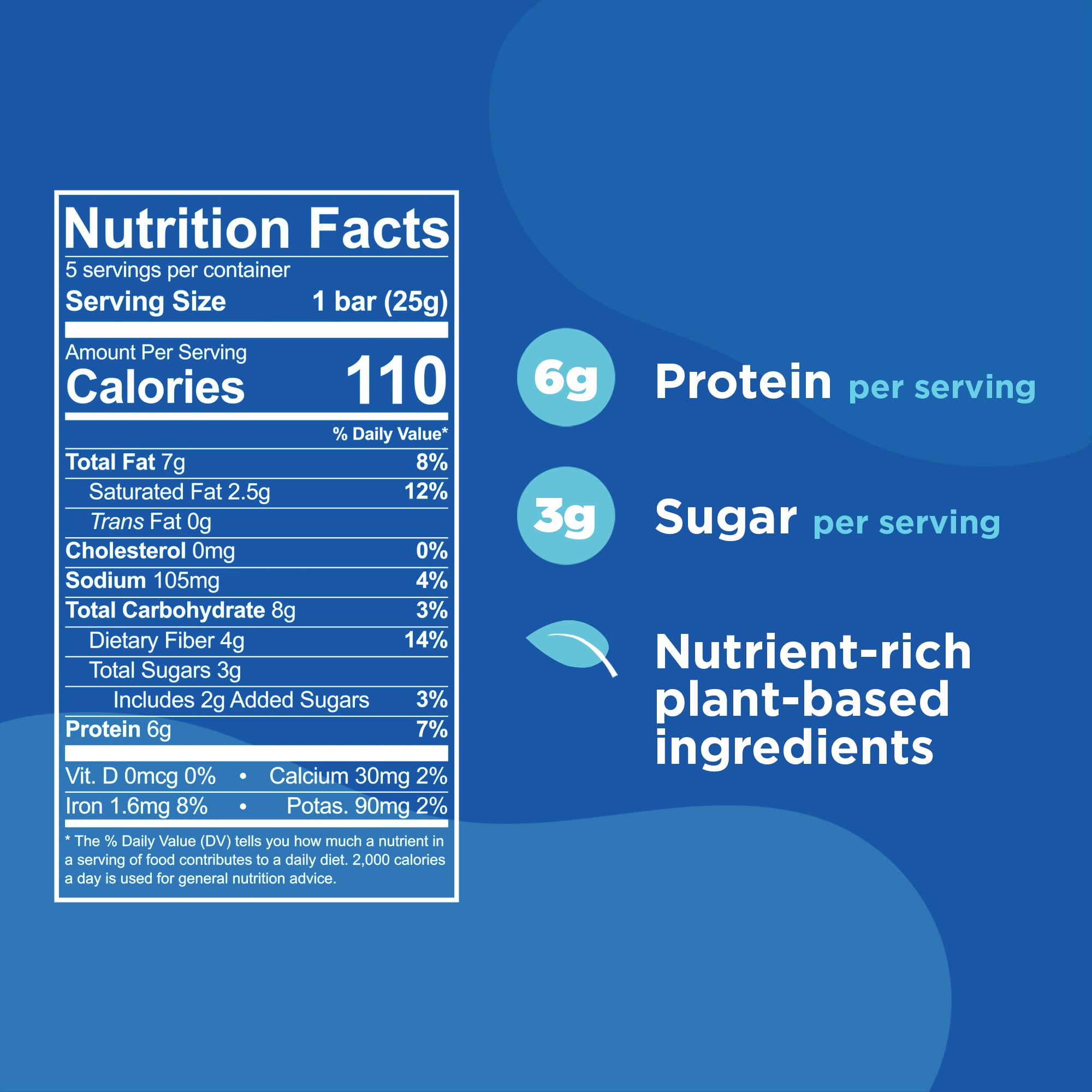 Three Wishes Chewy Granola Bars, Chocolate Chip (4-Pack) - Gluten & Grain-Free Soft Snack Food Bar with 6g Protein, 3g Sugar - Healthy Breakfast