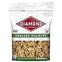 Diamond of California Shelled Walnut Halves and Pieces, Pre-Shelled Raw Walnuts for Baking, Snacking and Salads, 32 oz.