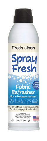 Home First Spray Fresh Fabric Refresher, Linen, 22 oz - Deodorizer and Freshener for Clothing, Bedding, and Furniture