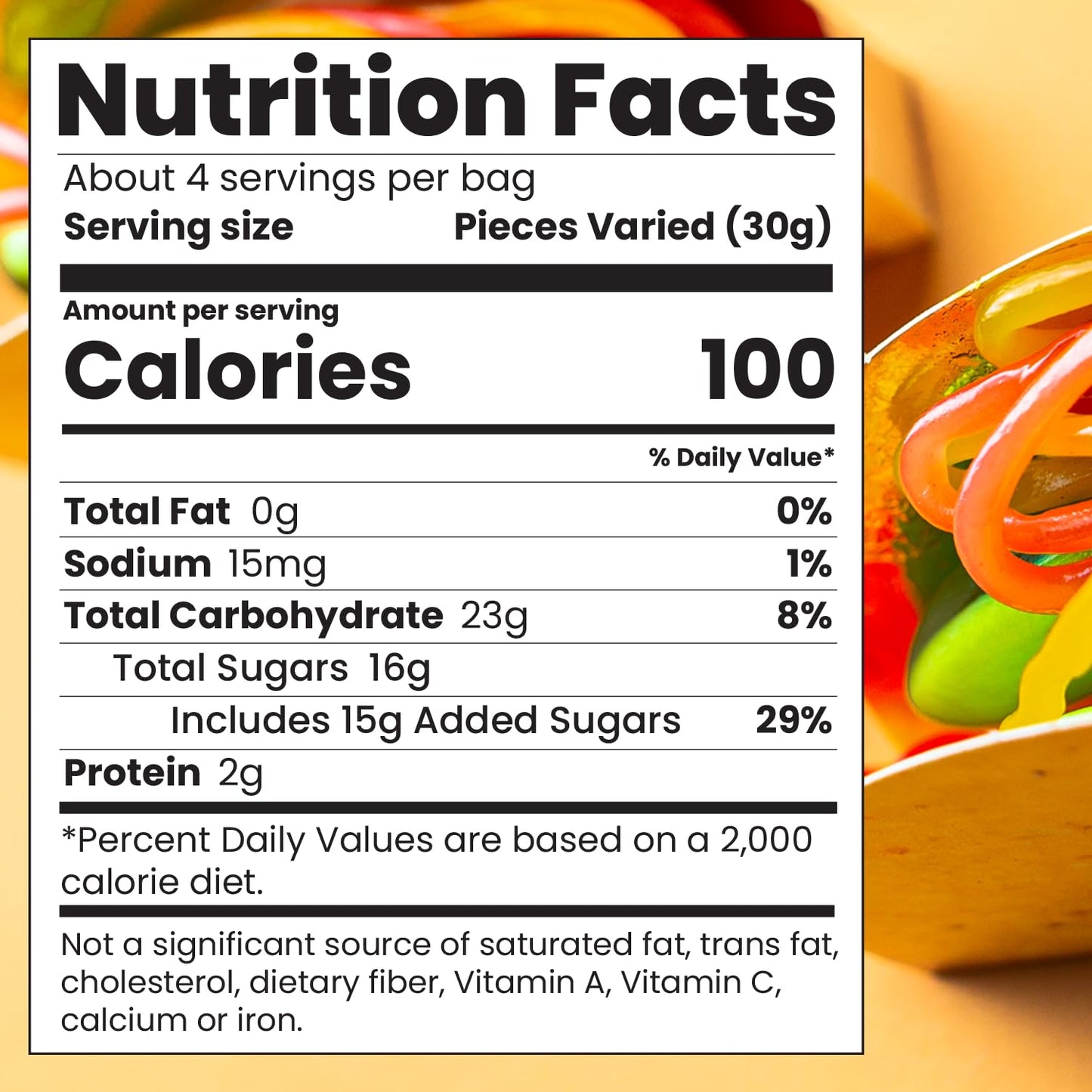 Raindrops Mini Gummy Taco Candy - 1.8 Oz (Pack of 1) - Unique Taco-Shaped Gummy Candy - Fun Gummy Candy Snacks - Perfect for Parties, Gifts