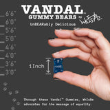 Vandal Gummy Bears by WhIsBe - Gluten-Free, Bold Art-Inspired Candy - Resealable 8 oz. Stand Up Bag | 2 Pack