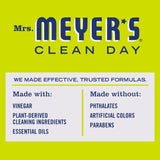 MRS. MEYER'S Clean Day Vinegar Gel Cleaner, Lemon Verbena (12 Fl Oz, Pack of 1)
