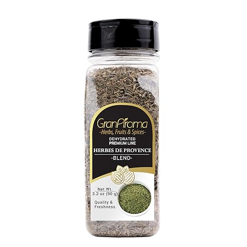 GranAroma Herbes de Provence, A Rich, Rustic Spice Blend of Classic Provençal Herbs for Gourmet Cooking (3.2 Ounce)