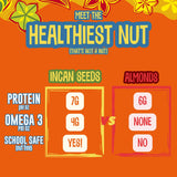 Brass Roots Organic Incan Protein Seeds - High Protein, School Safe, Nut Free, High Omega 3, Supports Gut Health, Good Source of Fiber, Shark Tank (10