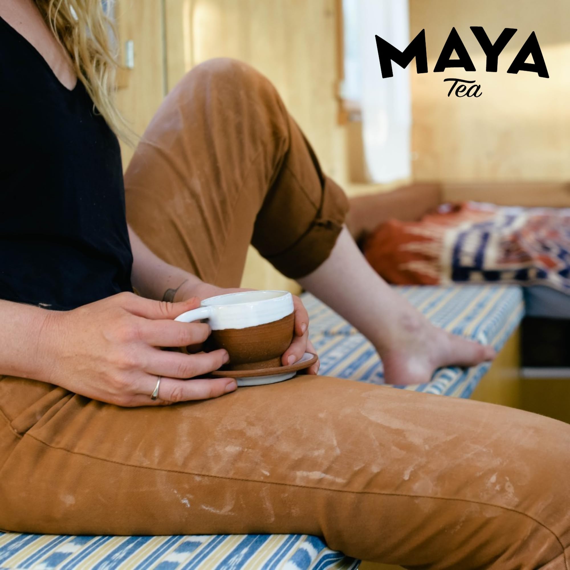 Maya Tea English Breakfast Black Tea Sachets, Naturally Caffeinated, Pack of 20