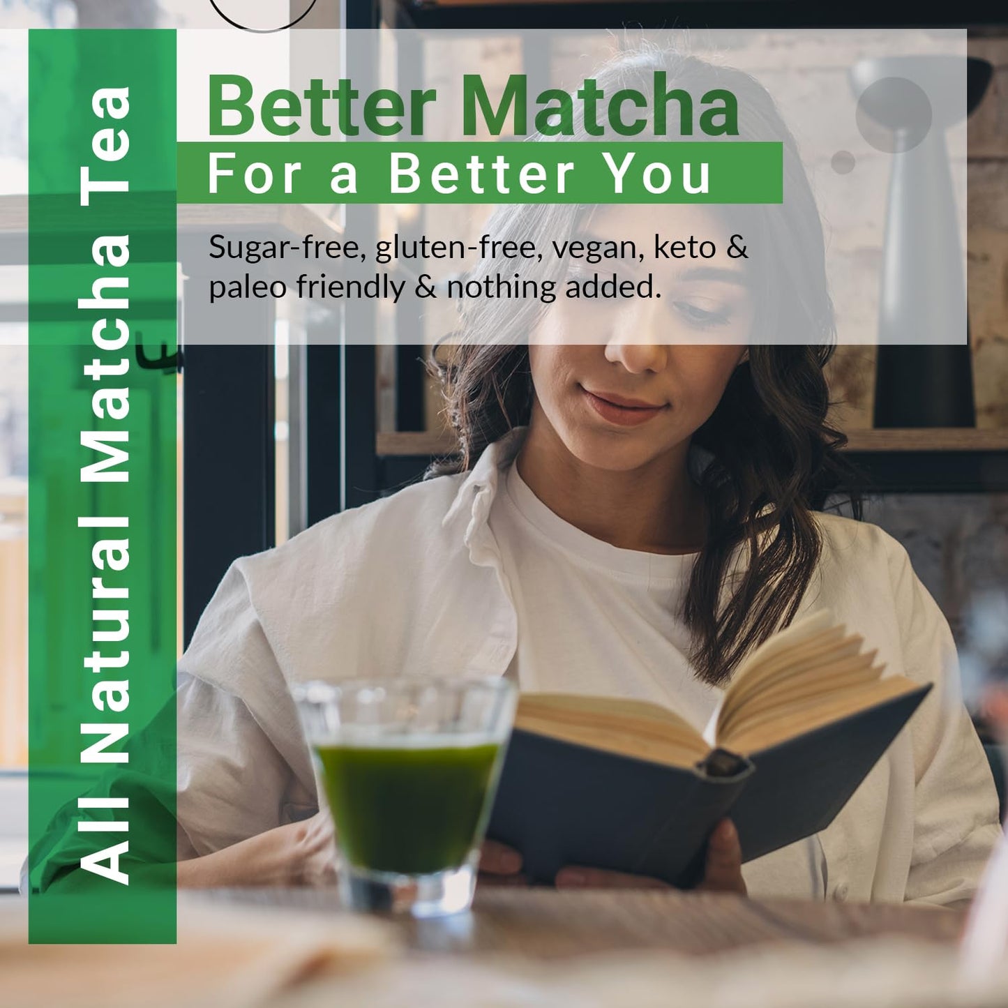 Matcha Moon Spring Zen Superior Ceremonial Grade Matcha Green Tea Powder | Traditional Organic Japanese Matcha Powder from Uji Kyoto | Ideal for Daily