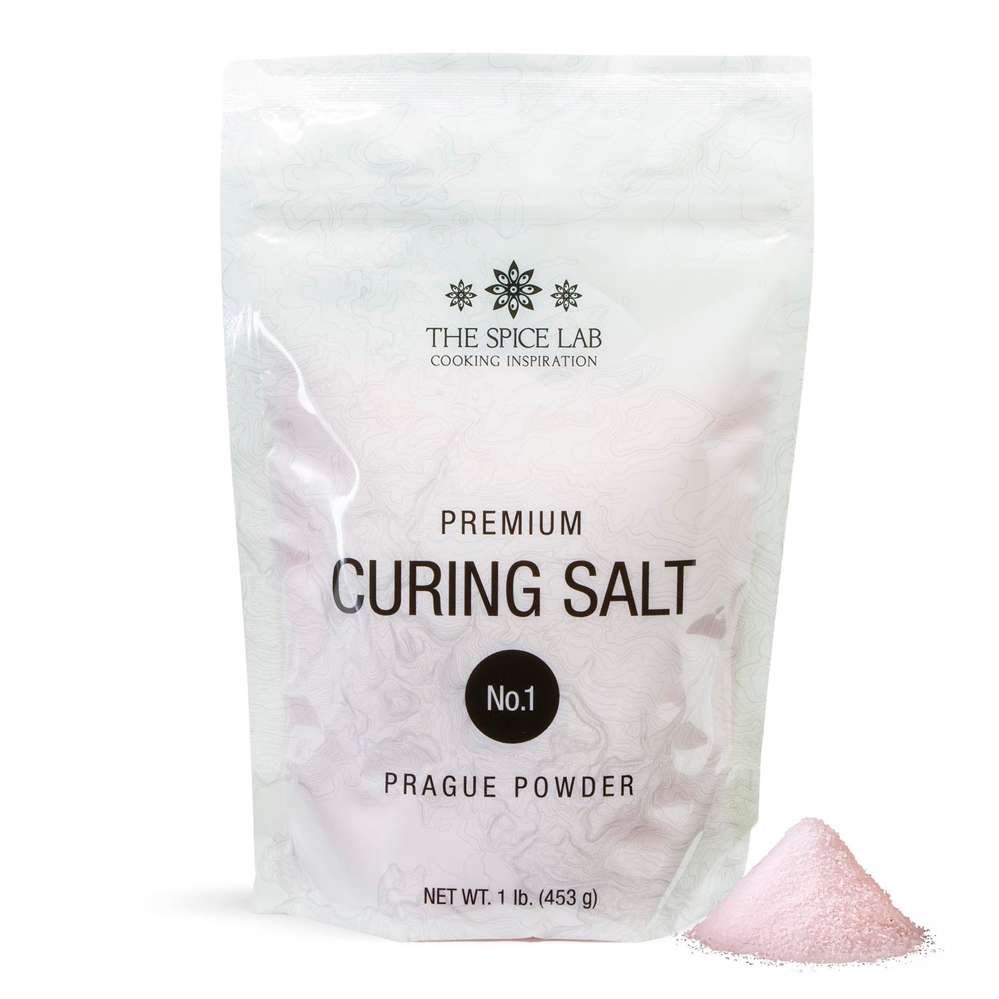The Spice Lab Curing Salt No. 1 - Pink Prague Powder with 6.25% Sodium Nitrite - Meat Curing Salt for Bacon, Jerky, Brisket & Corned Beef - Made in