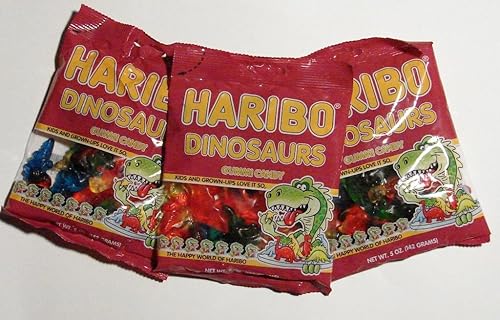 Hairbo Gummy Dinosaurs-10ct- Individually Wrapped 5oz Gummy Candy