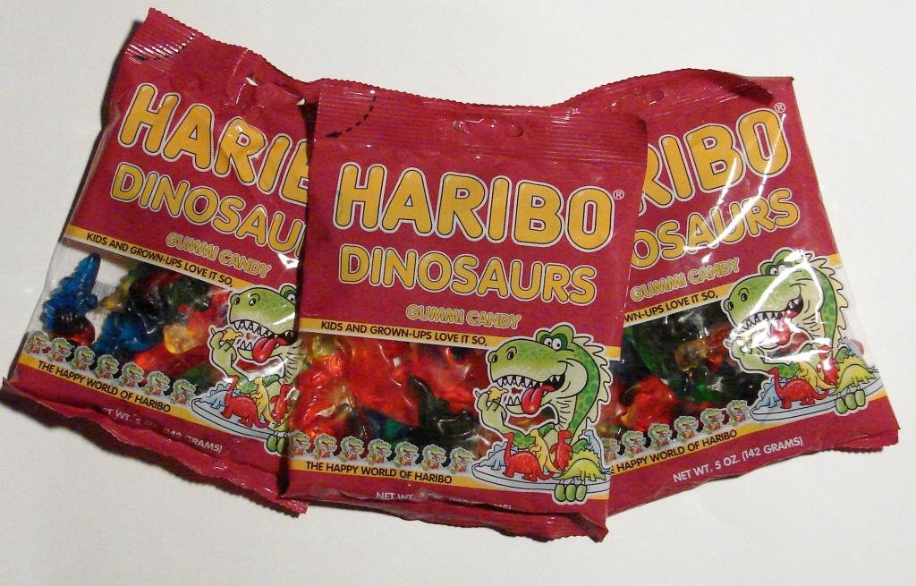 Hairbo Gummy Dinosaurs-10ct- Individually Wrapped 5oz Gummy Candy