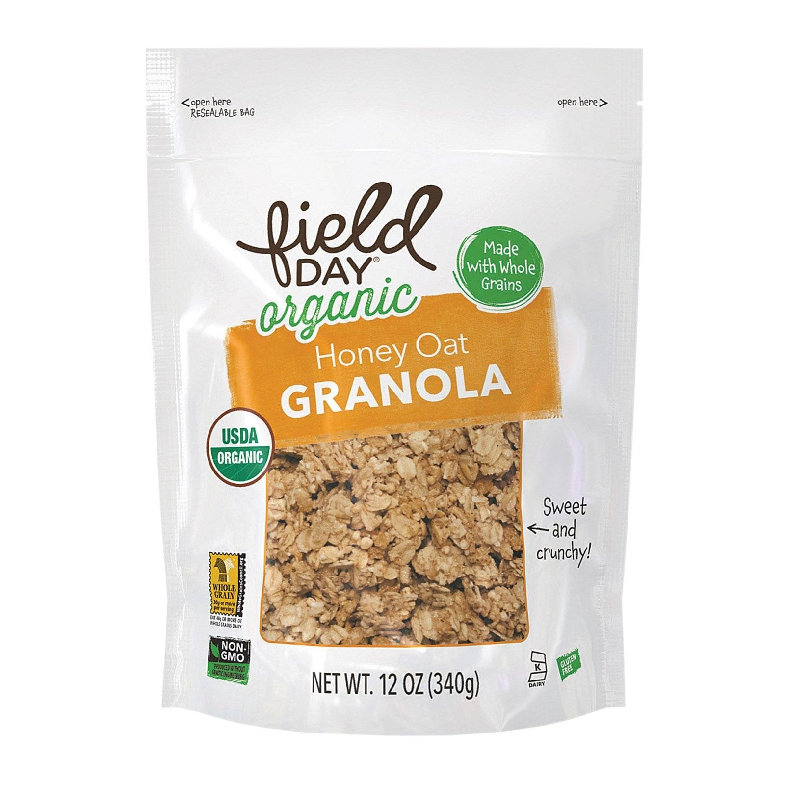 Organic Granola; Honey Oat