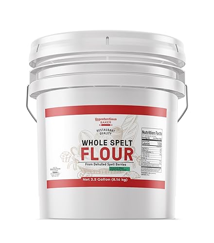 Unpretentious Whole Spelt Flour, Light & Airy Flour, From Dehulled Spelt Berries (18 Pound)