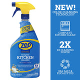 Zep Home Pro Complete Kitchen Cleaner with Color Flash Technology - 24 oz (Pack of 1) - R55206 - Patent Pending Formula Changes Color From Blue