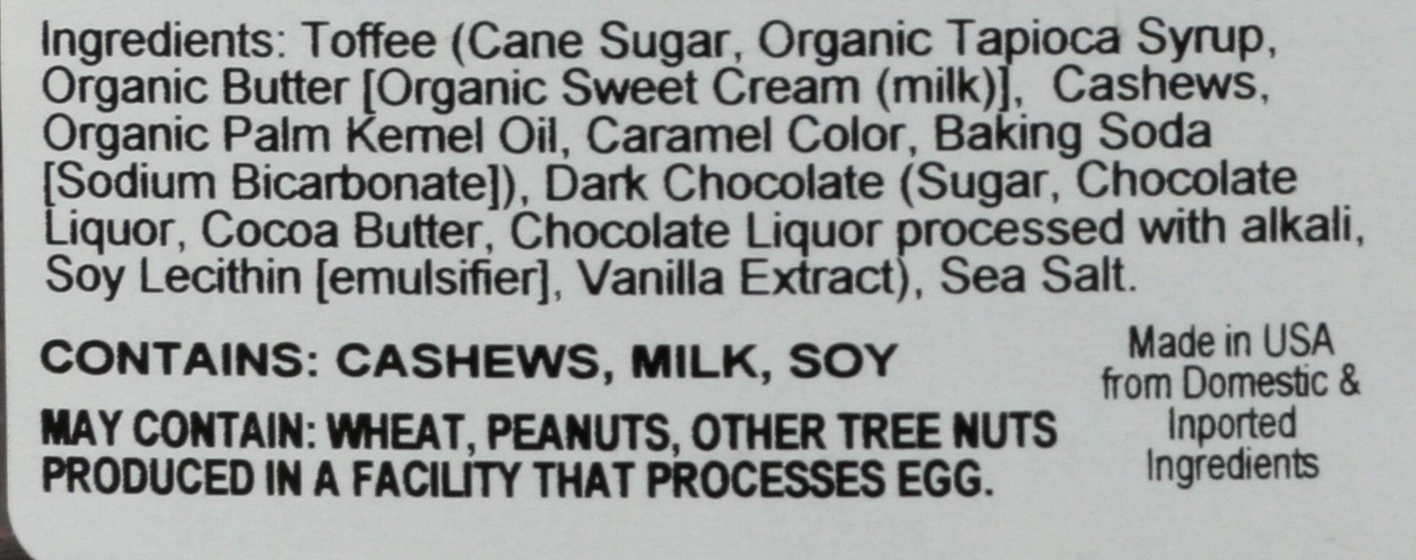 Nassau Candy, Candy Toffee Dark Chocolate Sea Salt, 13.5 Ounce