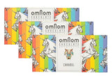 OmNom BIG! Caramel + Milk "Pride Bar" | Icelandic Bean To Bar Chocolate by OMNOM CHOCOLATE REYKJAVIK | 3 x 250g Bar