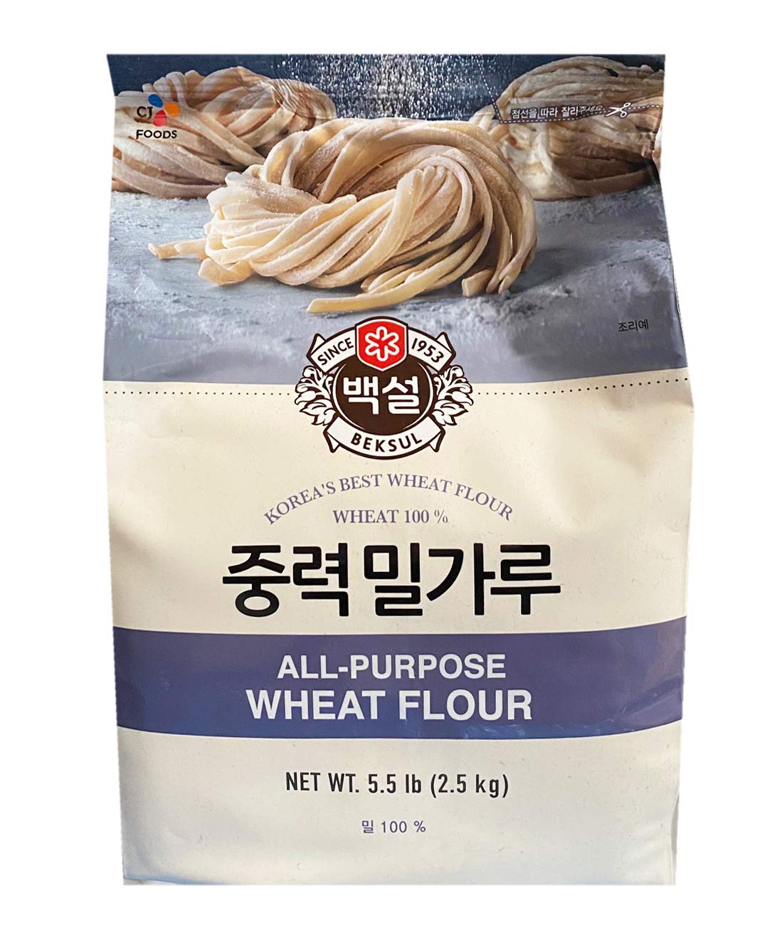 Beksul Korea's Best 100% Wheat All-Purpose Flour ?? ??? (5.5 lb)