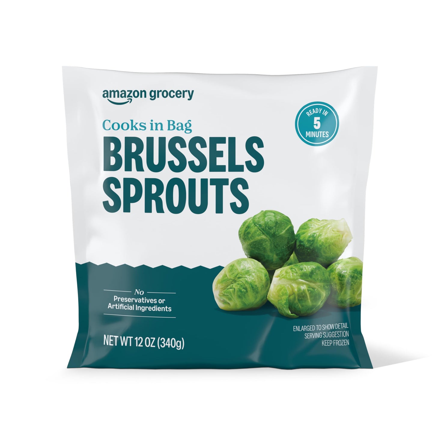 Amazon Grocery, Brussels Sprouts, 12 oz, Frozen (Previously Happy Belly, Packaging May Vary)